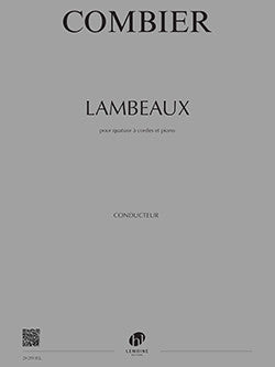 Lambeaux - partition ensemble, Jérôme Combier