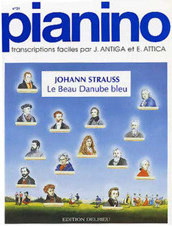 Le beau Danube bleu - Pianino 21 - partition piano, Johann Strauss