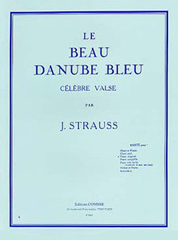 Le beau Danube bleu - partition piano, Johann Strauss