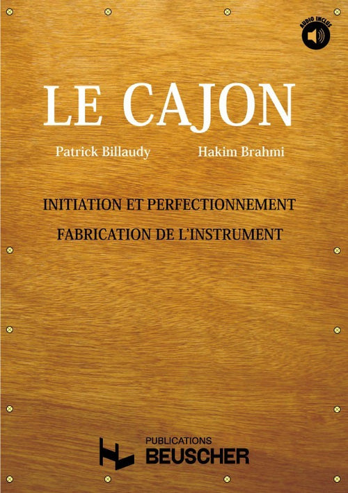 Le Cajon - partition percussions, Patrick Billaudy