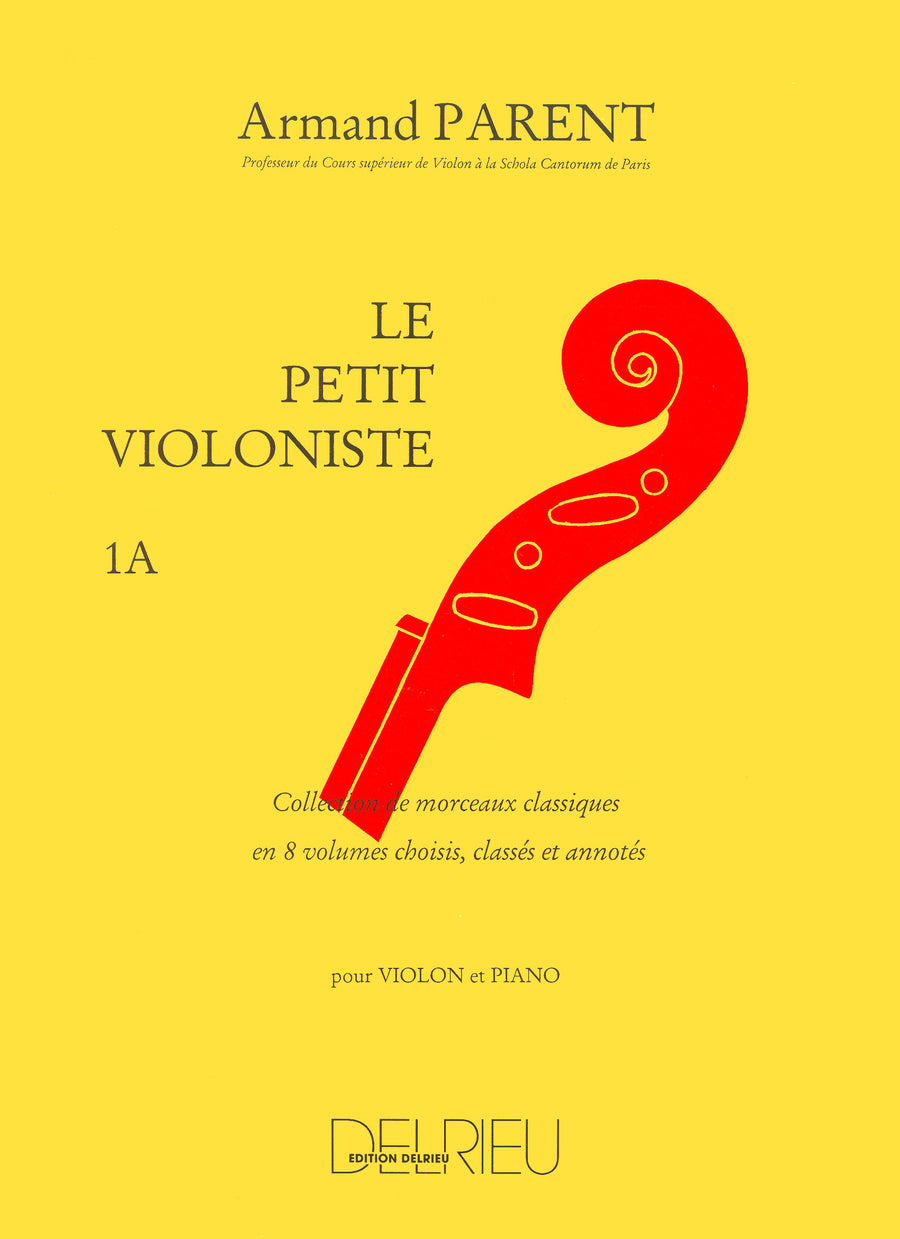 Le petit violoniste Vol.1A - partition violon, Armand Parent