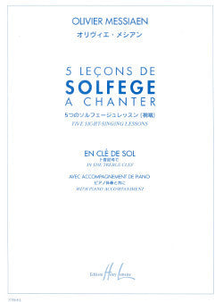 Leçons de solfège à chanter (5) - solfège, Olivier Messiaen