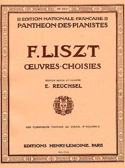 Les classiques favoris Vol.9D - partition piano, Franz Liszt