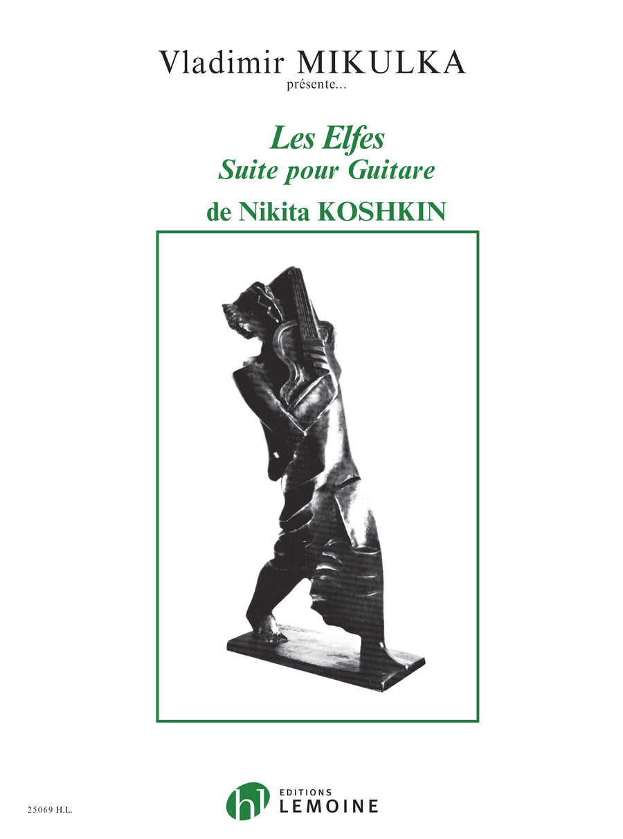 Les Elfes - Suite - partition guitare, Nikita Koshkin