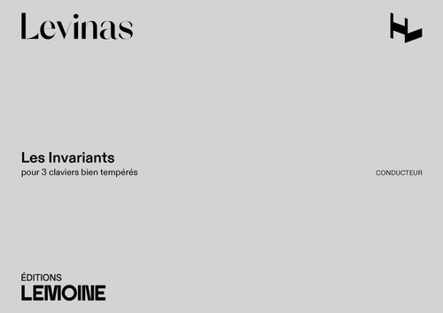 Les invariants - partition orgue, Michaël Levinas