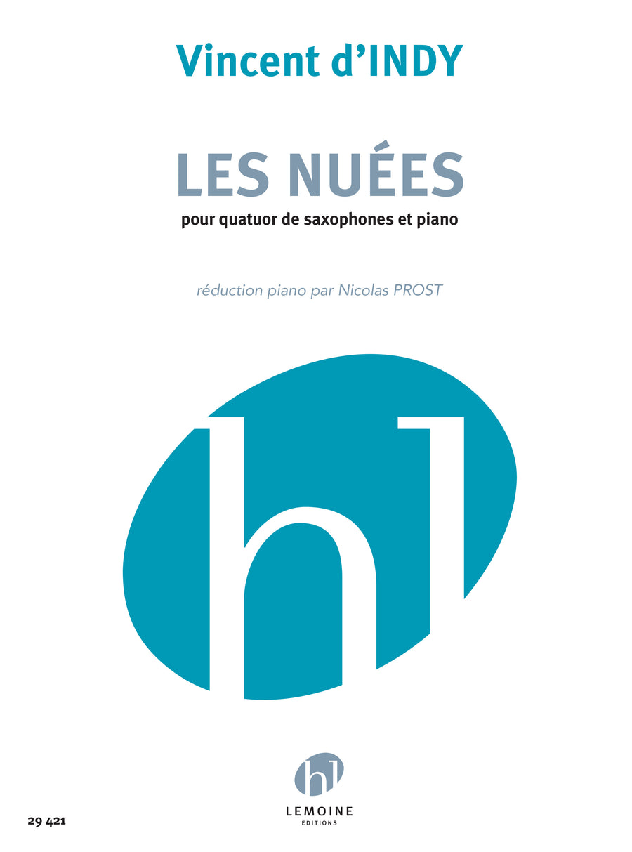 Les Nuées - partition ensemble, Vincent d'Indy