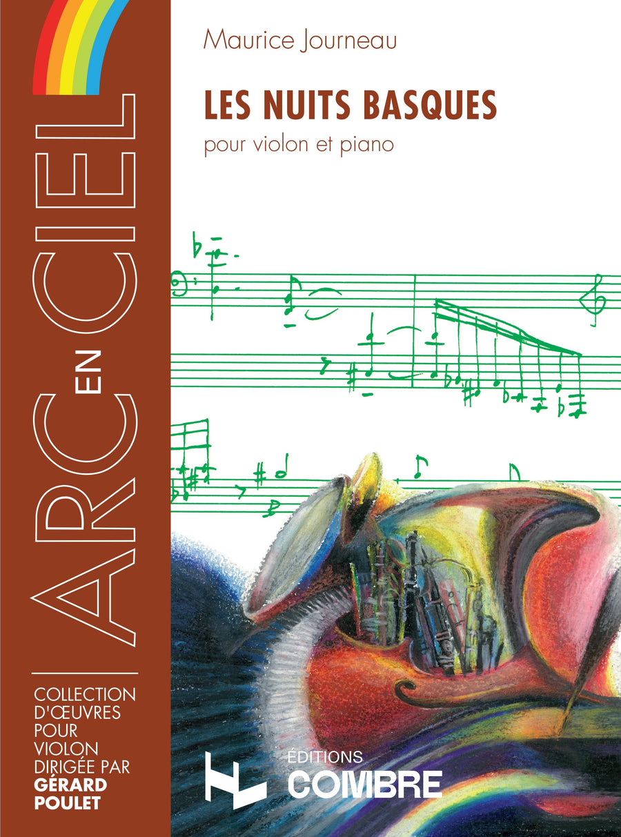 Les Nuits basques Op.9 - partition violon, Maurice Journeau