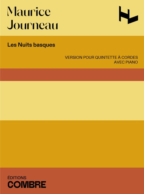 Les Nuits basques Op.9 - partition cordes, Maurice Journeau