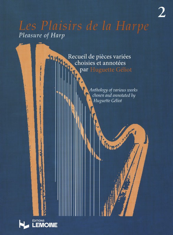 Les Plaisirs de la harpe Vol.2 - partition harpe, Huguette Geliot