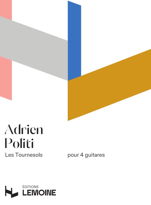 Les Tournesols - partition guitare, Adrien Politi