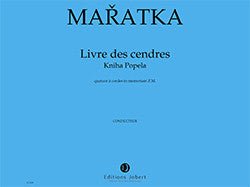 Livre des cendres - partition cordes, Krystof Maratka
