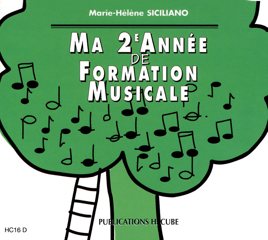 Ma 2ème année de formation musicale CD seul - formation musicale, Marie-Hélène Siciliano