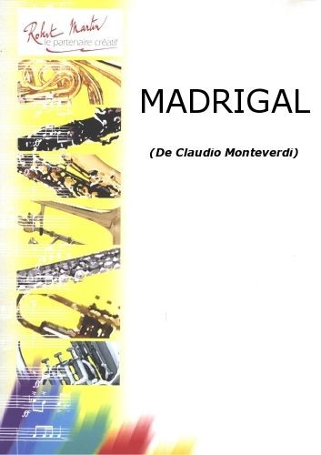 Madrigal - partition clarinette, Claudio Monteverdi