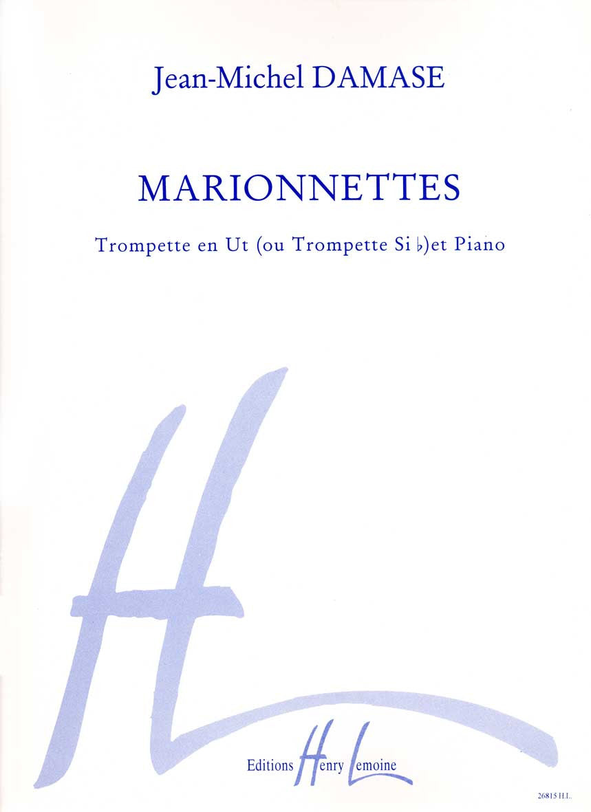 Marionnettes - partition trompette, Jean-Michel Damase