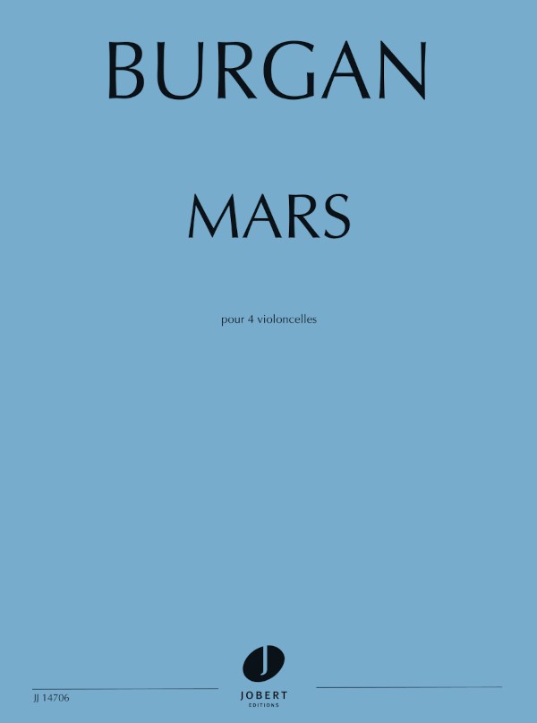 Mars - partition violoncelle, Patrick Burgan