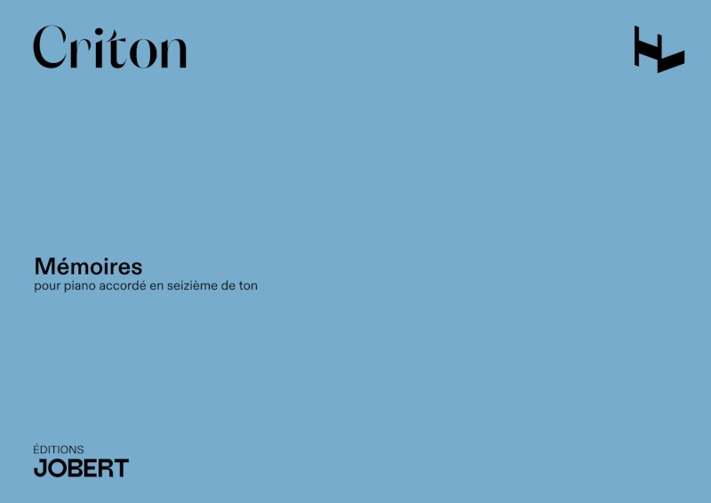 Mémoires - partition piano, Pascale Criton