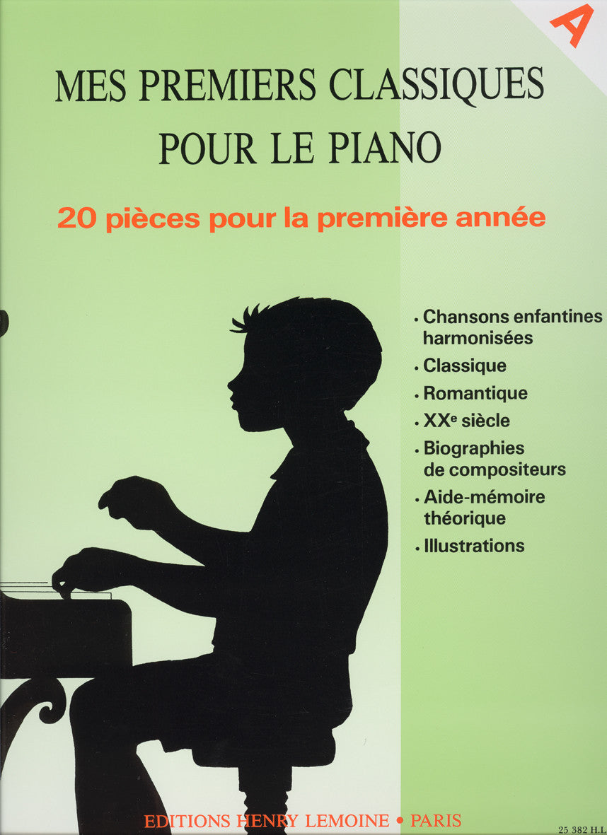 Mes premiers classiques A - partition piano, Alain Voirpy