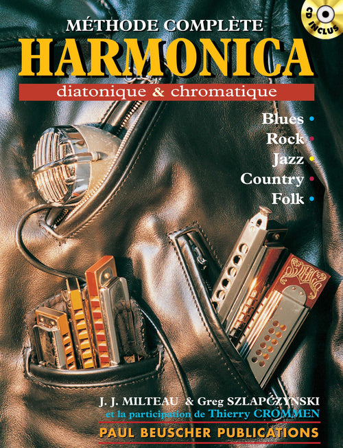 Méthode complète d'harmonica diatonique et chromatique - méthode d'instruments