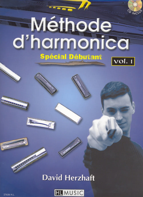 Méthode d'harmonica Vol.1 - méthode d'instruments traditionnels, David Herzhaft