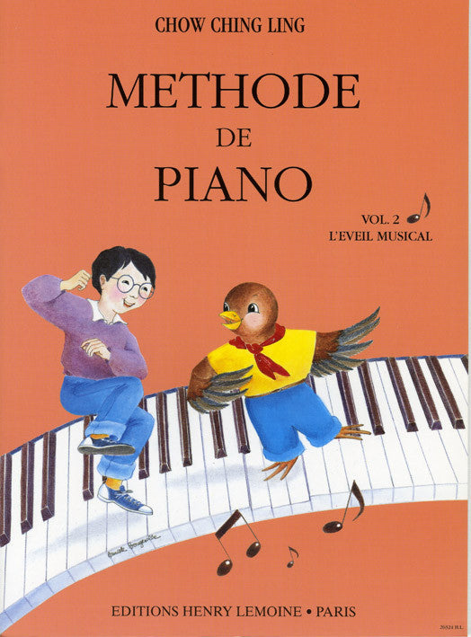 Méthode de piano Vol.2 - méthode de piano, Chow Ching-Ling