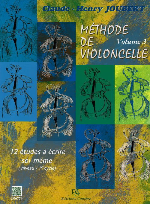 Méthode de violoncelle Vol.3 - 12 études à écrire soi-même - méthode de violoncelle
