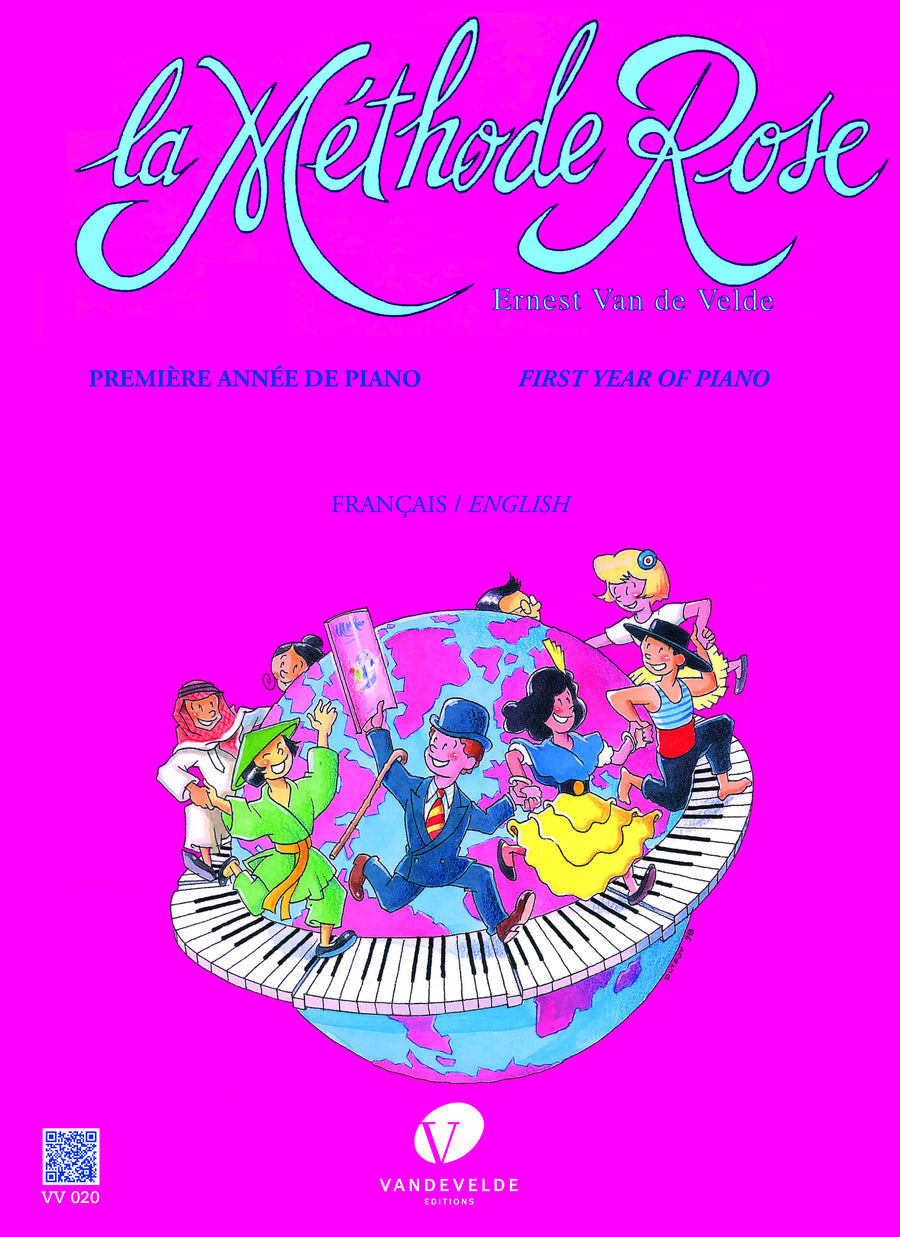 Méthode Rose 1ère année - méthode de piano, Ernest Van de Velde