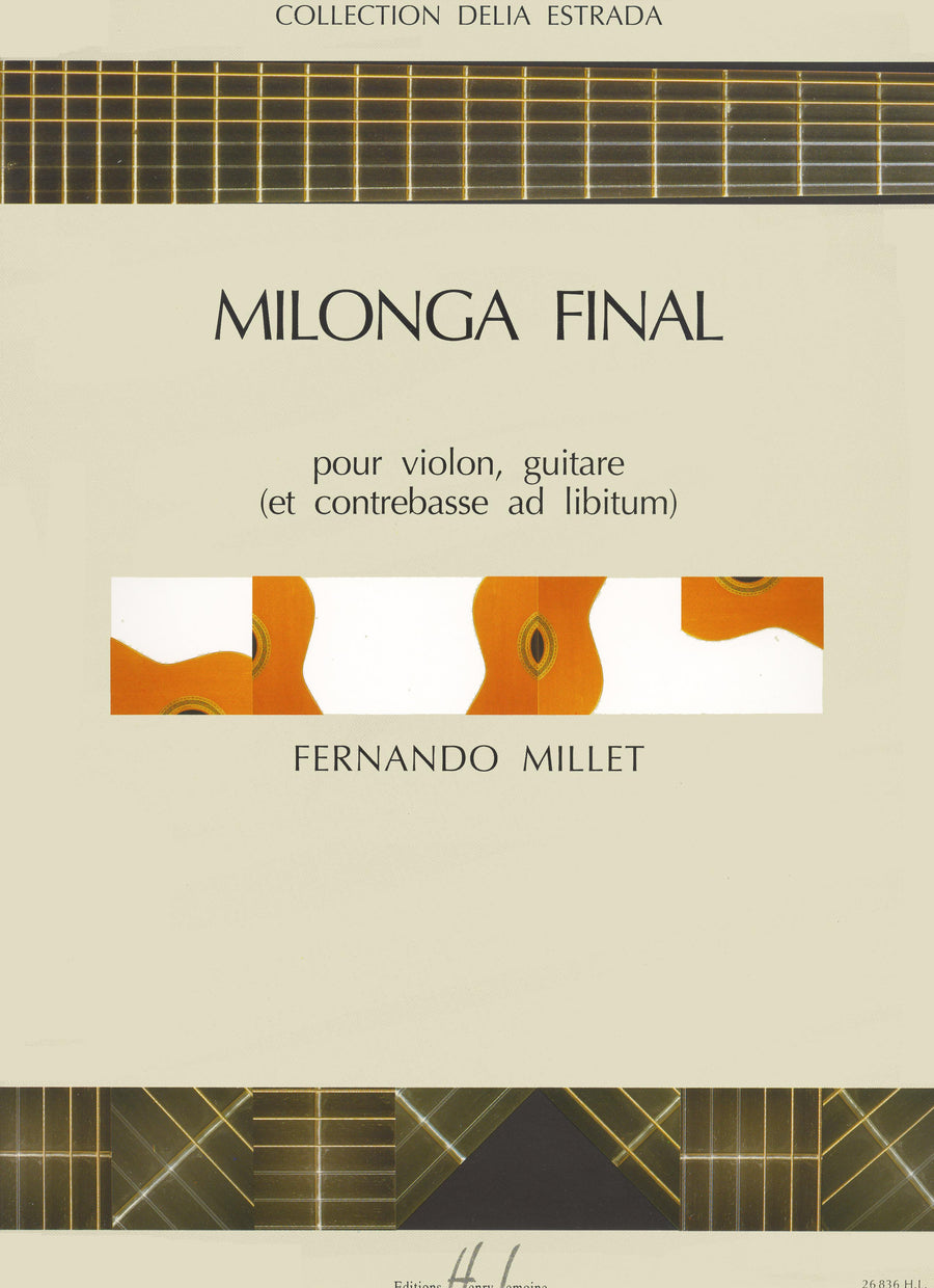 Milonga Final - partition violon, Fernando Millet