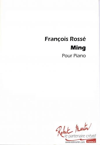 Ming - partition piano, François Rosse