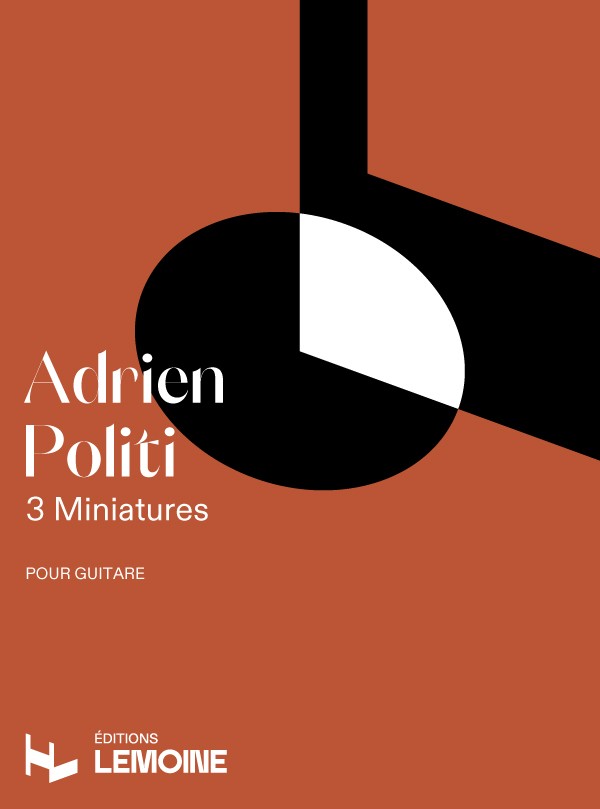Miniatures (3) - partition guitare, Adrien Politi