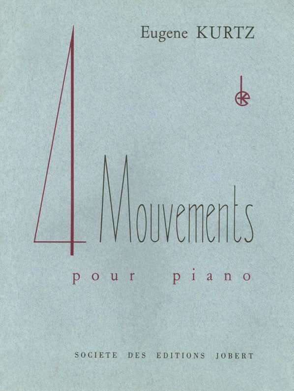 Mouvements (4) - partition piano, Eugene Kurtz