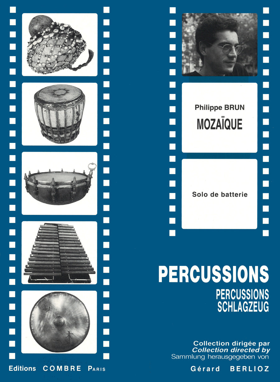 Mozaïque - partition percussions, Philippe Brun