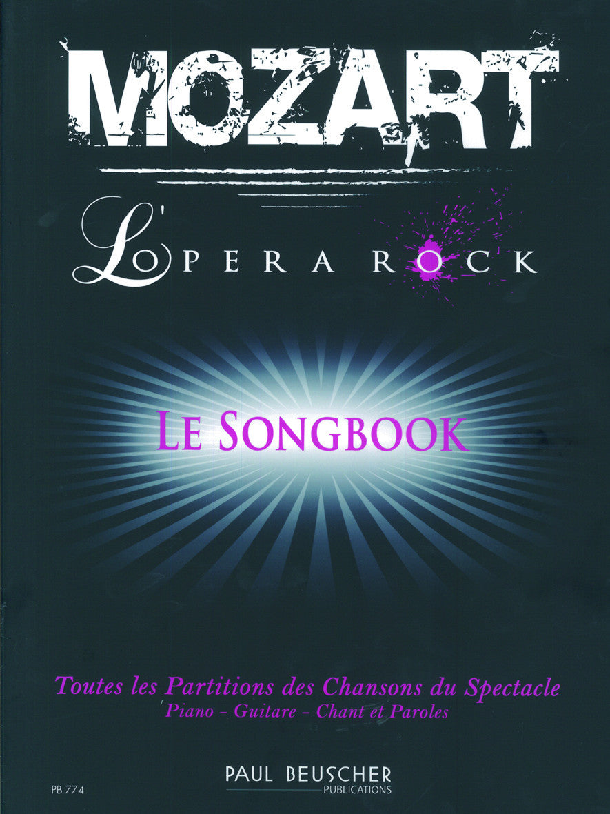 Mozart - L'opéra rock - partition chant, Attia Dove