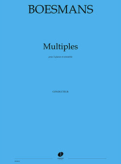Multiples - partition piano, Philippe Boesmans
