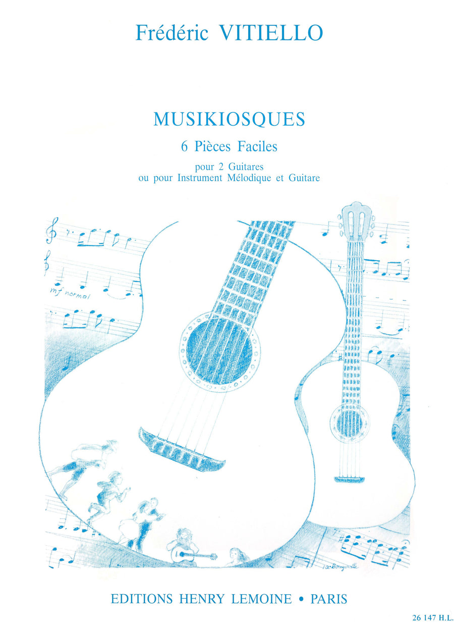 Musikiosques - partition guitare, Frédéric Vitiello