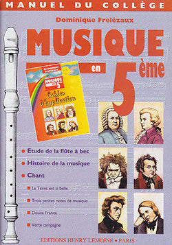 Musique en 5ème - formation musicale, Dominique Frelezaux