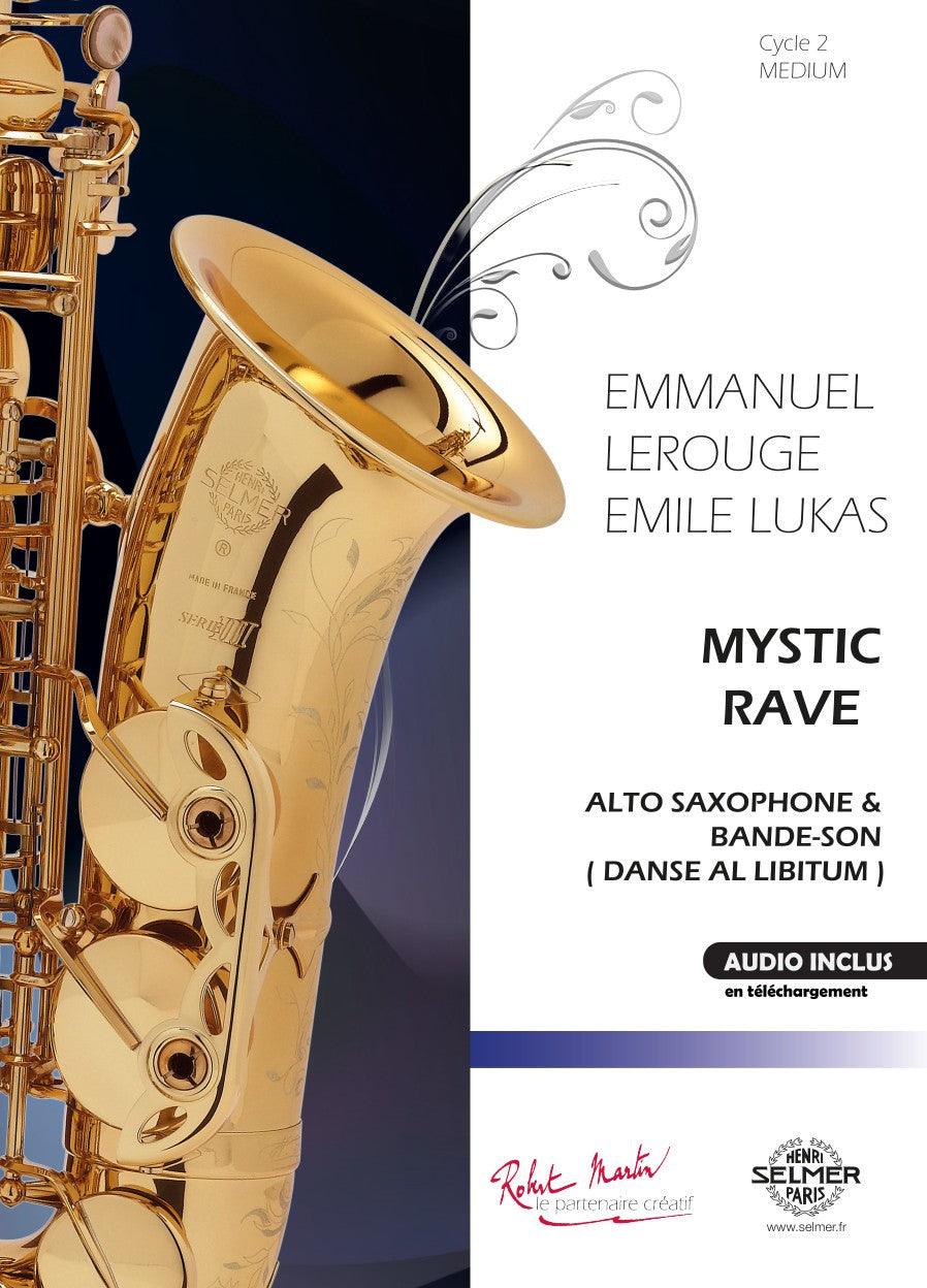 Mystic Rave - partition saxophone, Emile Lukas