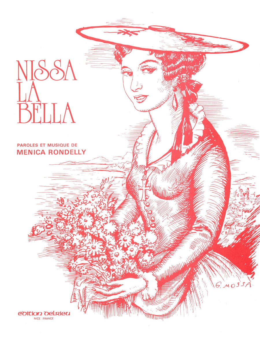Nissa la Bella - partition chant, Menica Rondelly