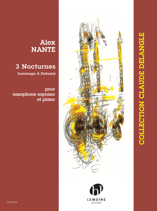Nocturnes (3) - partition saxophone, Alex Nante