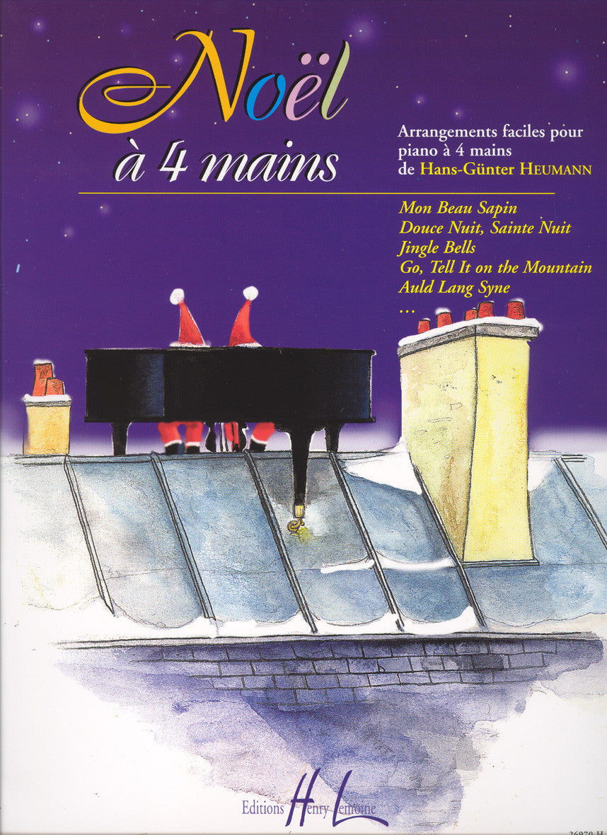 Noël à 4 mains - partition piano, Hans Günter Heumann