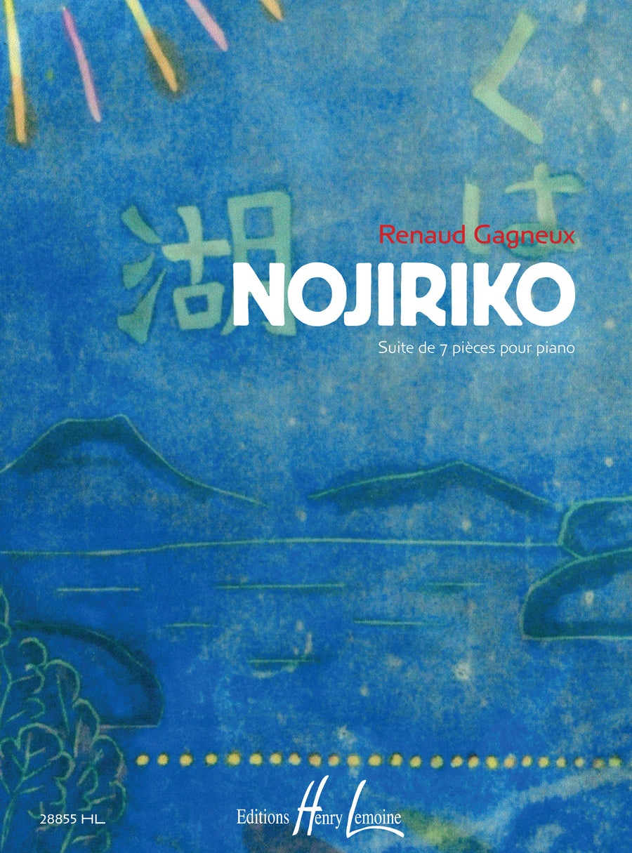 Nojiriko - partition piano, Renaud Gagneux