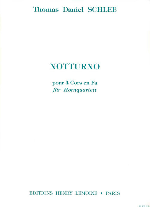 Notturno Op.35 - partition cor, Thomas Daniel Schlee