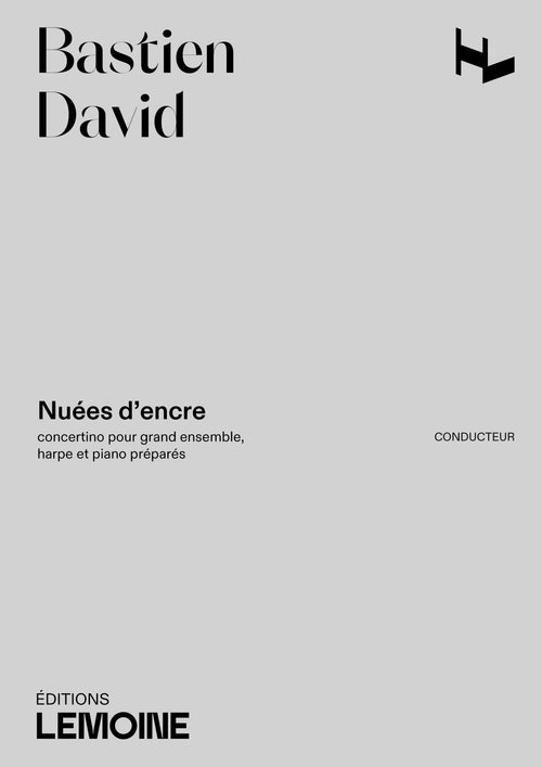 Nuées d?encre - partition harpe, Bastien David