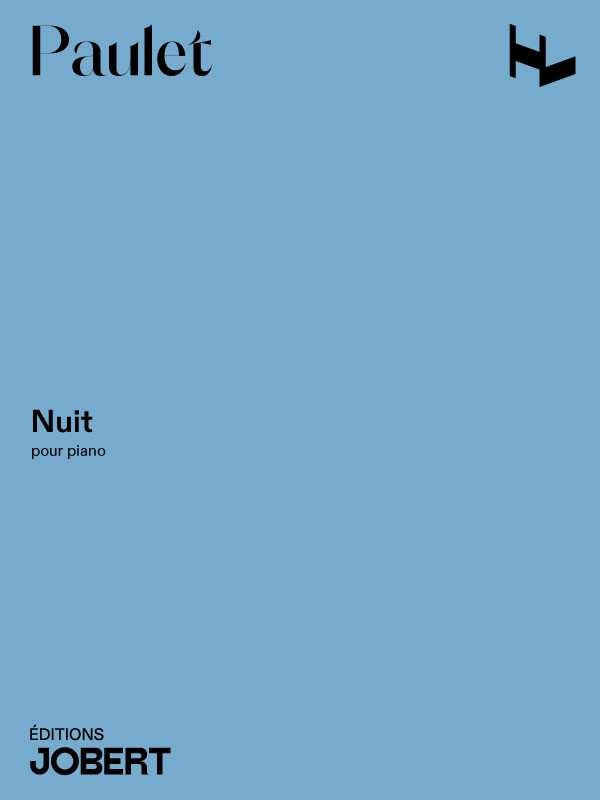 Nuit - partition piano, Vincent Paulet