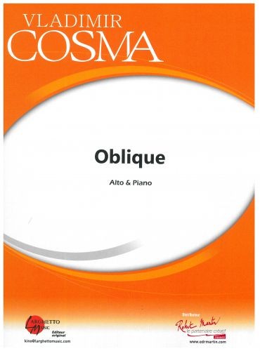 Oblique - partition alto, Vladimir Cosma