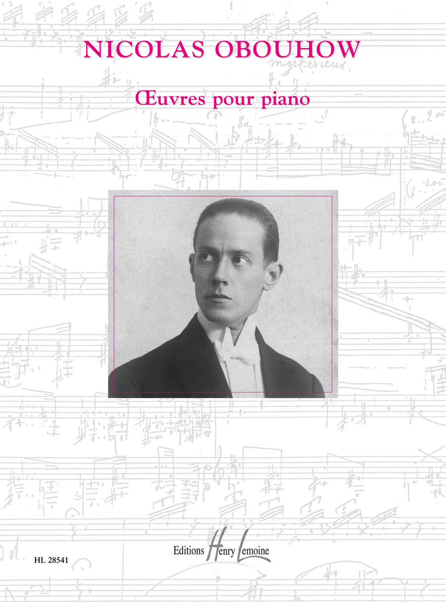 Oeuvres pour piano - partition piano, Nicolas Obouhow