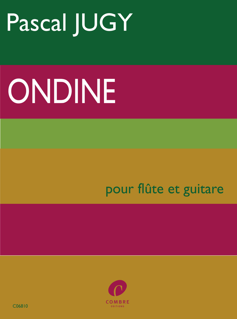 Ondine - partition flûte, Pascal Jugy