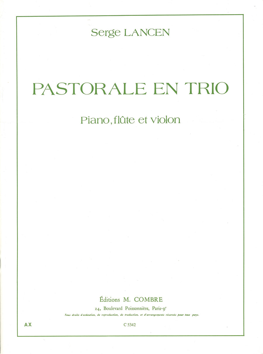 Pastorale en trio