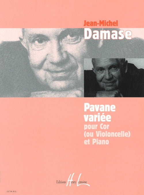 Pavane variée - partition cor, Jean-Michel Damase
