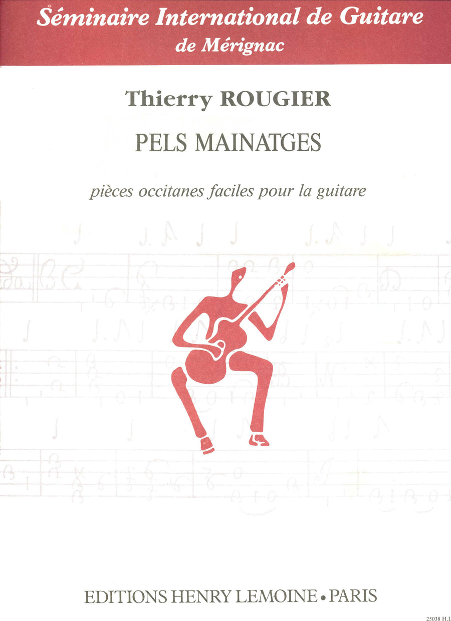 Pels mainatges - partition guitare, Thierry Rougier