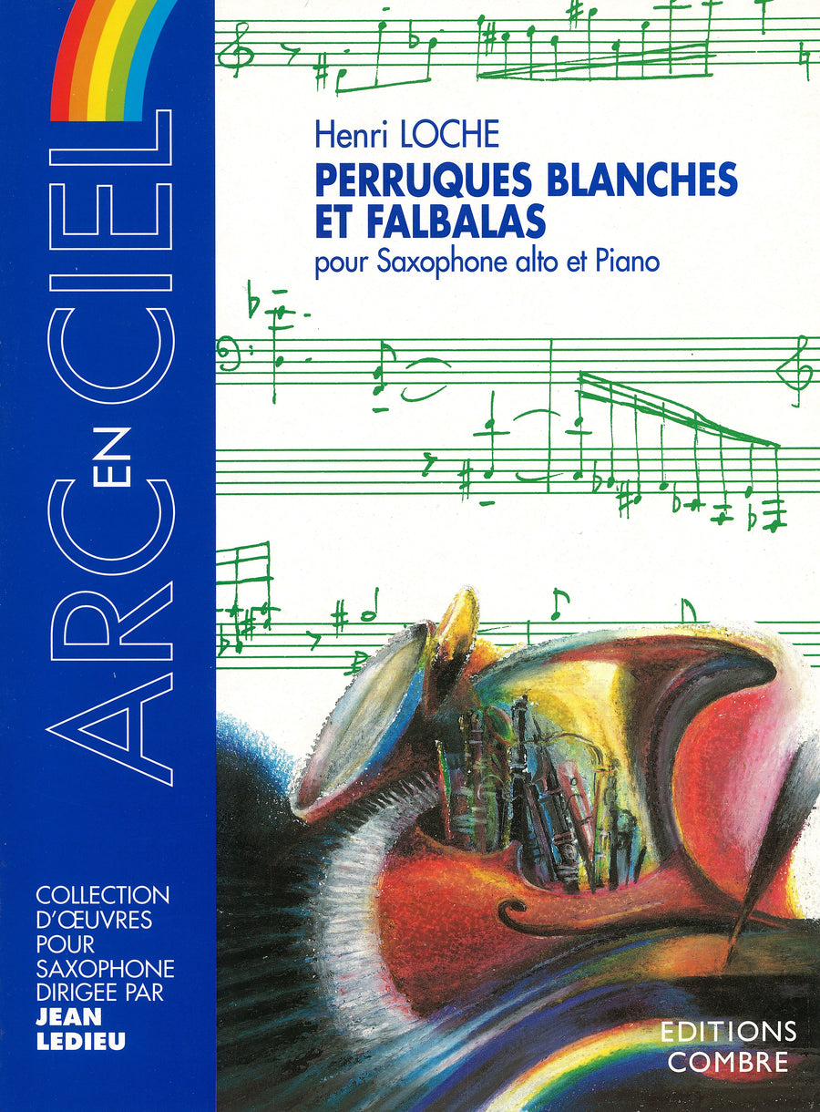 Perruques blanches et falbalas - partition saxophone, Henri Loche